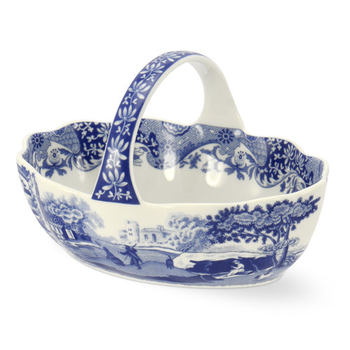 Spode Blue Italian Porcelain China Decorative Bowl & Reviews Wayfair